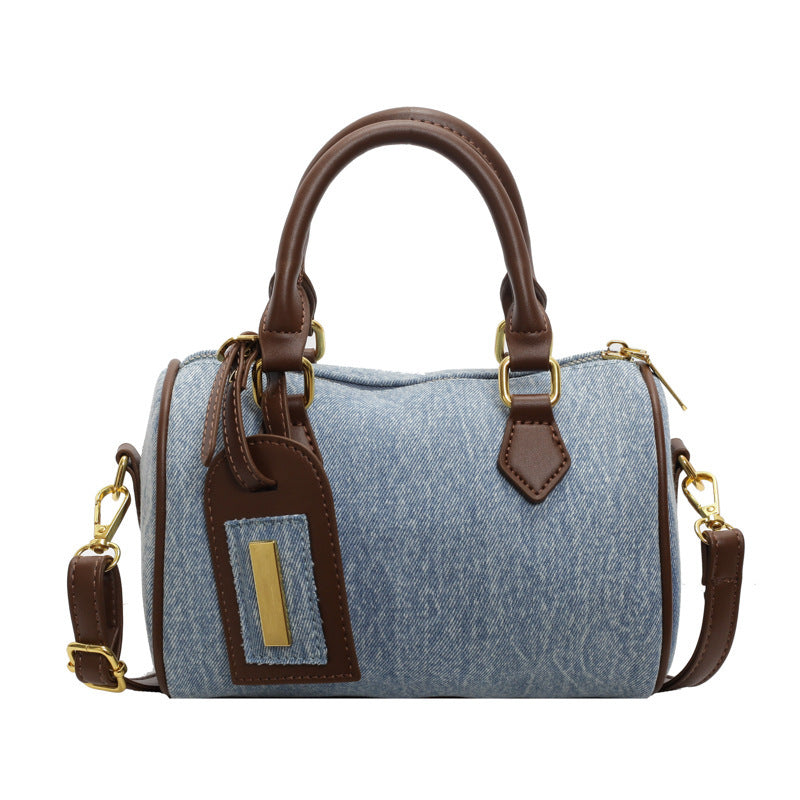 Women's Simple Fashion Retro Denim Handbag