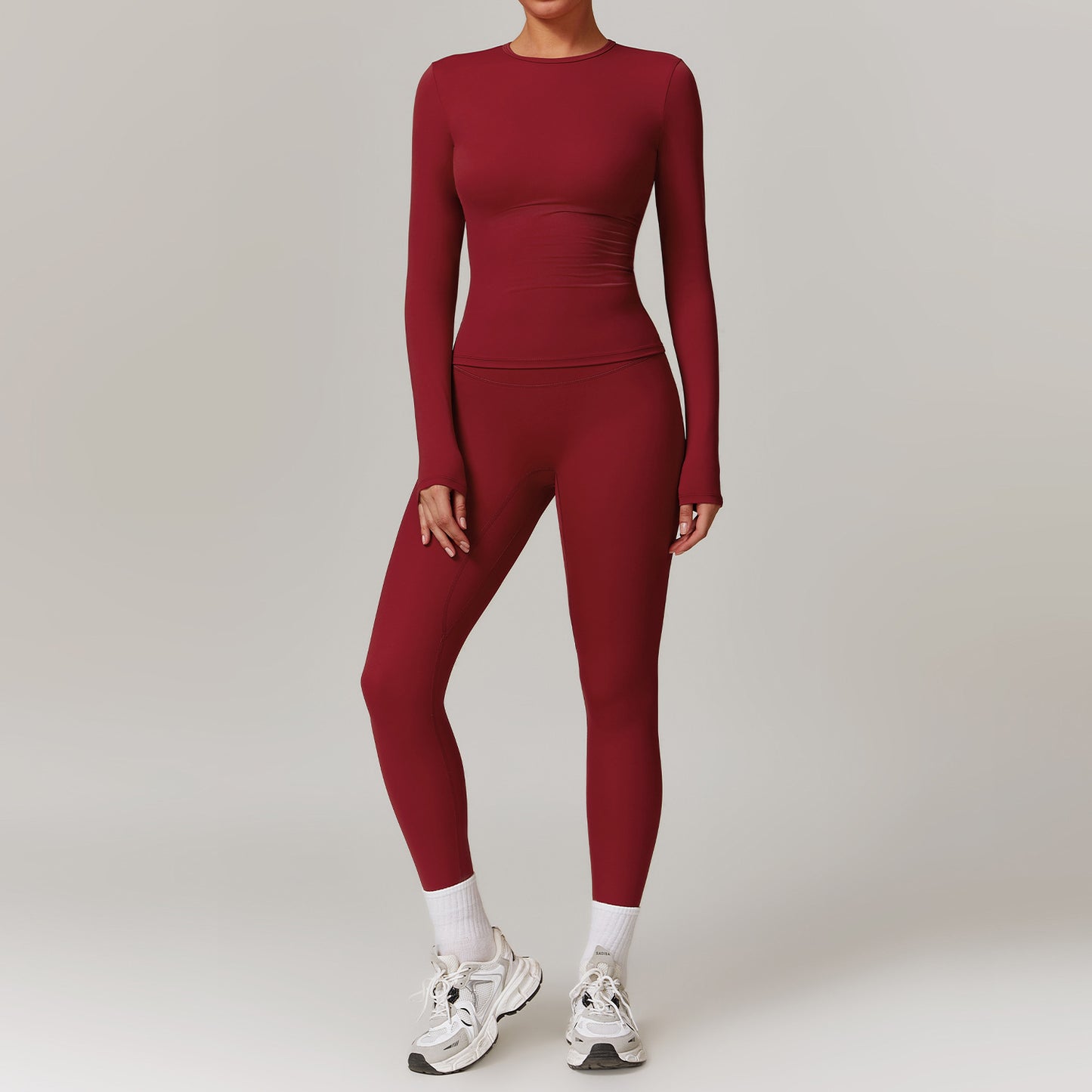 Tight-fitting Brushed Yoga Suit Quick-drying Fitness Clothes