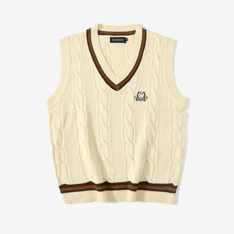 Loose Sweater Vest Trendy Student Sweater