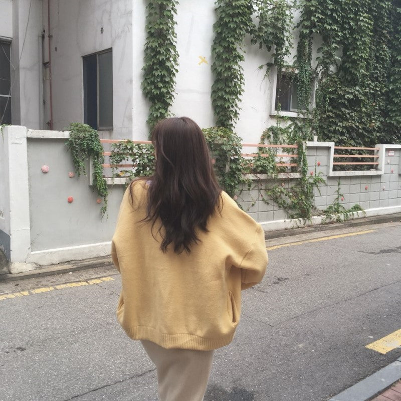 Oversized Women Sweaters Autumn Winter Vintage