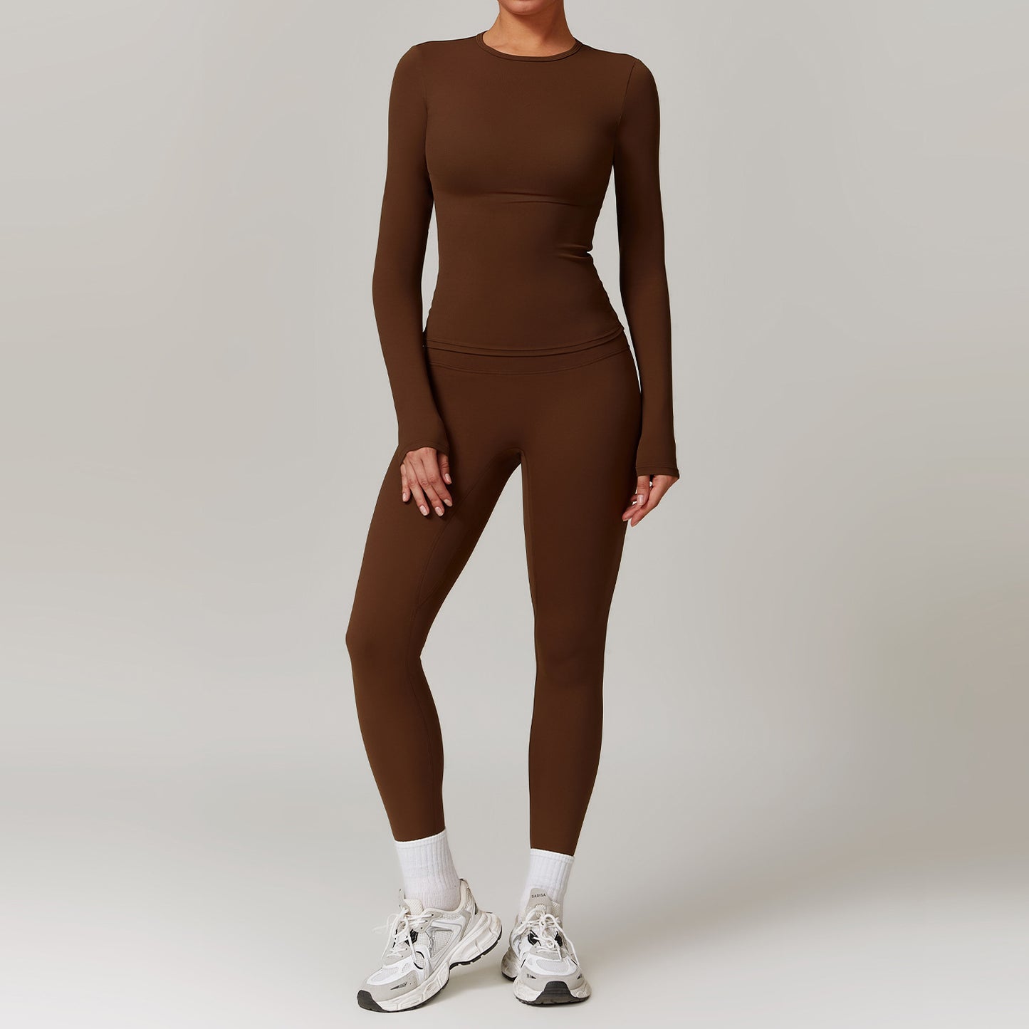 Tight-fitting Brushed Yoga Suit Quick-drying Fitness Clothes