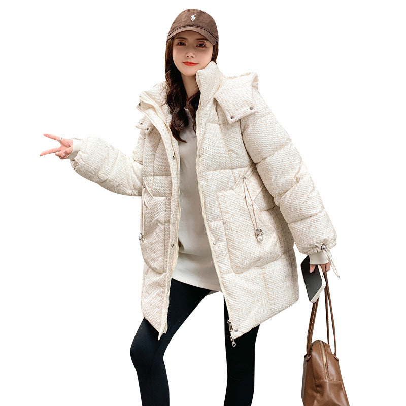 Bread Coat Down Cotton Clothing Cotton Coat Women's Oversize Mid-length