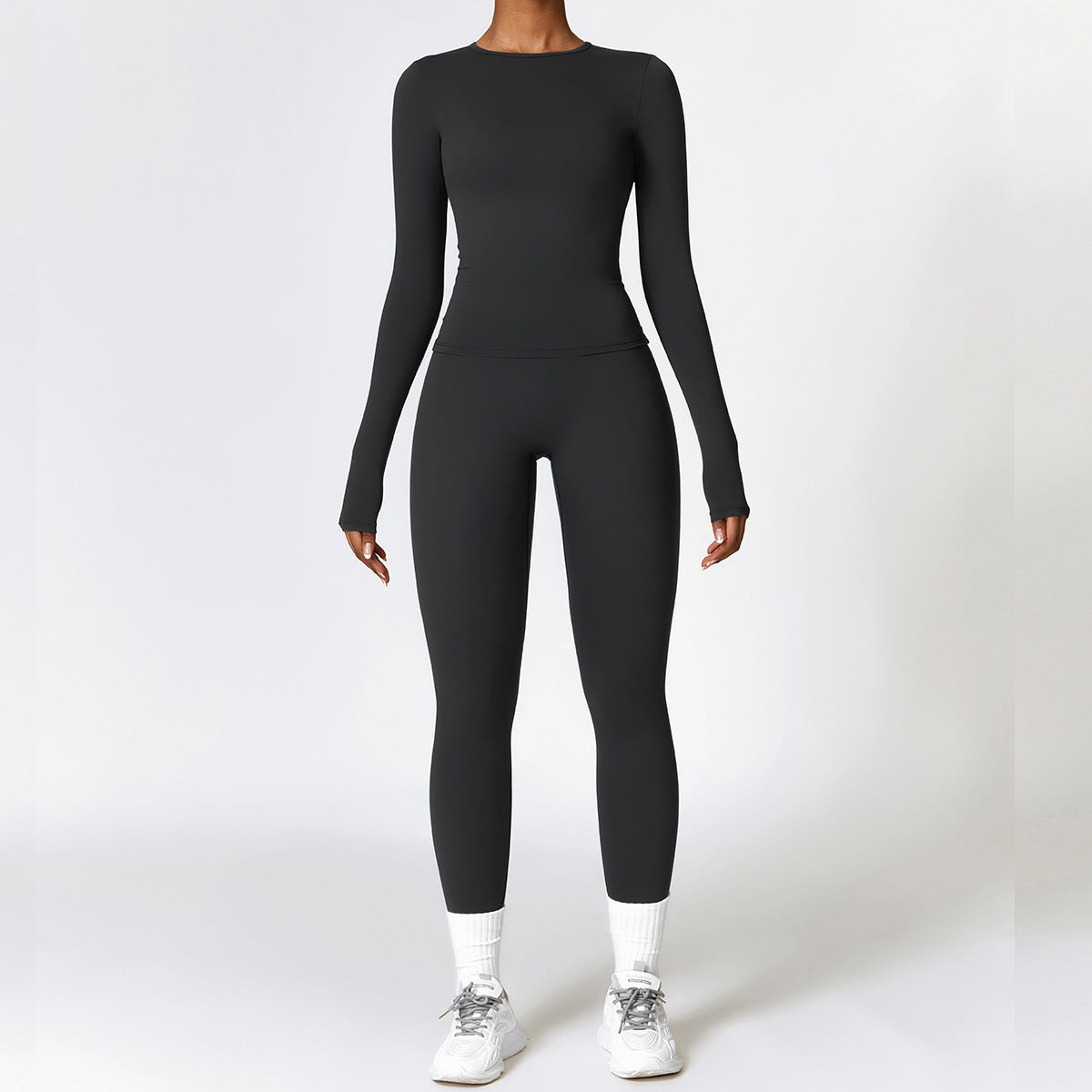 Tight-fitting Brushed Yoga Suit Quick-drying Fitness Clothes